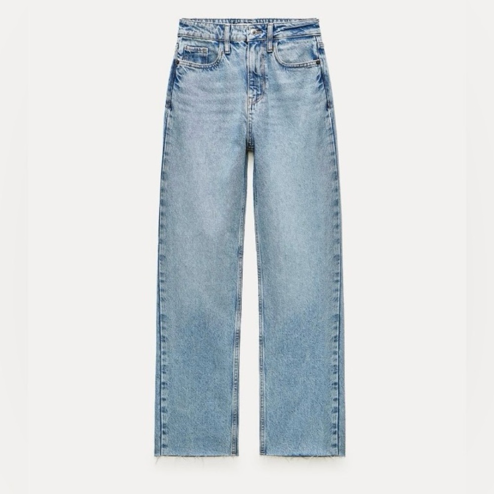 High-Rise Straight ZARA Jeans NWT